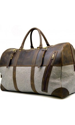 Дорожная мужская сумка из ткани и кожи Tarwa RGj-1633-4lx