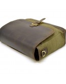 Фотография Большая мужская сумка на плечо кожа+ткань Tarwa RH-1809-4lx