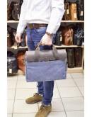Фотография Сине-коричневая мужская сумка для ноутбука Tarwa RK-1812-4lx