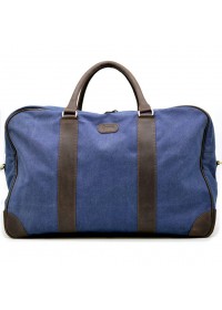 Синяя тканевая мужская сумка дорожная Tarwa RK-6827-4lx