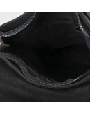 Фотография Мужская кожаная серо-черная сумка через плечо RR-8387A