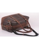 Фотография Темно-коричневая мужская кожаная сумка для командировок Manufatto S7-2 brown