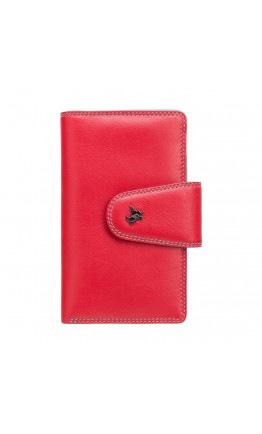 Красный кожаный кошелек Visconti SP30 Ylang c RFID (Red Multi Spectrum)
