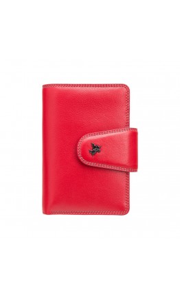 Красный кожаный кошелек Visconti SP31 Poppy c RFID (Red Multi Spectrum)