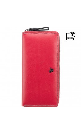Красное портмоне Visconti SP79 Violet c RFID (Red Multi Spectrum)
