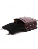 Фотография Коричневый мужской кожаный портфель Manufatto SPS-3 Brown croco