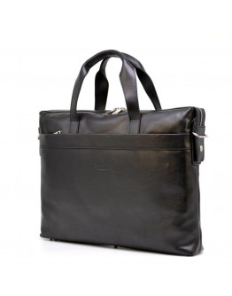 Черная кожаная мужская сумка для ноутбука и документов Tarwa TA-0042-4lx