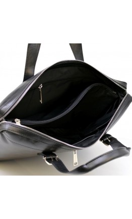 Черная кожаная мужская сумка для ноутбука и документов Tarwa TA-0042-4lx