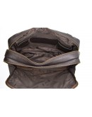 Фотография Мужская вместительная коричневая кожаная деловая сумка Tarwa TC-4664-4lx