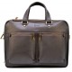 Мужская вместительная коричневая кожаная деловая сумка Tarwa TC-4664-4lx