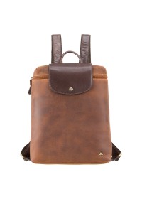 Женский кожаный винтажный рюкзак Visconti TC86 Saddle (Tan Merlin)
