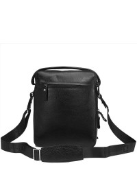 Кожаная сумка черная мужская на плечо Tifenis TF68579A