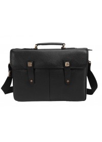 Мужской портфель, черный кожаный Tifenis TF69181A