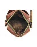 Фотография Коричневая кожаная сумка через плечо Tifenis TF69856-3C