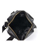 Фотография Черная кожаная мужская сумка на плечо Tifenis TF69856-5CR