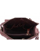Фотография Кожаная коричневая мужская сумка на плечо Tifenis Tf69978-2C