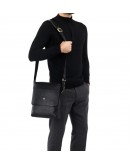 Фотография Кожаная добротная сумка для мужчины на плечо Tifenis TF69965-3A