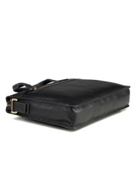 Удобная черная кожаная сумка для ноутбука Tifenis TF69970-3A