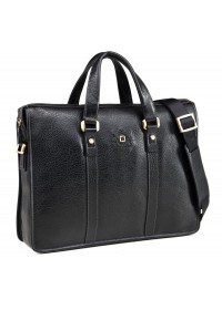 Очень удобный мужской черный портфель Tifenis TF69992-5A