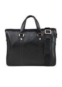 Очень удобный мужской черный портфель Tifenis TF69992-5A