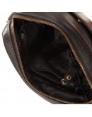Фотография Черная мужская наплечная сумка без клапана TF70053-2A