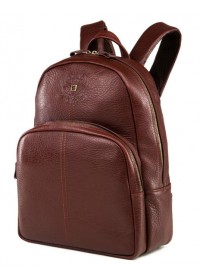 Кожаный мужской рюкзак красивого коричневого цвета Tifenis TF70055-1C