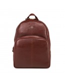 Фотография Кожаный мужской рюкзак красивого коричневого цвета Tifenis TF70055-1C