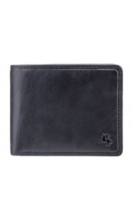 Черный кожаный кошелек Visconti TSC46 Francesca c RFID (Black)