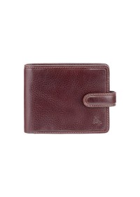 Коричневый кожаный кошелек Visconti TSC47 Riccardo c RFID (Brown)