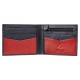 Черный кожаный кошелек Visconti VSL20 Sword c RFID (Black Red)