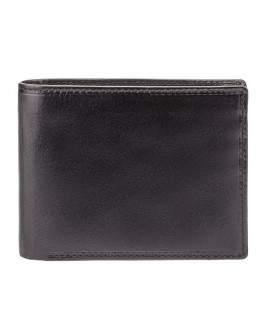 Кожаный черный кошелек Visconti MZ4 Lazio c RFID (Italian Black)