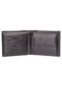 Кожаный черный кошелек Visconti MZ4 Lazio c RFID (Italian Black)