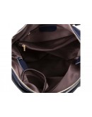 Фотография Женская кожаная синяя сумка W108-9803NV