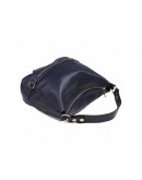 Фотография Женская кожаная синяя сумка W108-9803NV