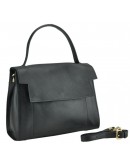 Фотография Женская черная кожаная сумка W12-806A