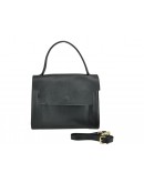Фотография Женская черная кожаная сумка W12-806A