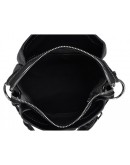 Фотография Черная женская небольшая кожаная сумка W14-9918A