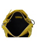 Фотография Желтая женская кожаная небольшая сумка W14-9918Y