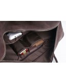 Фотография Дорожная вместительная мужская коричневая сумка X7037