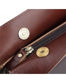 Фотография Кожаная сумка-папка, портфолио, органайзер, мессенджер большой размер коричневая A0011XL