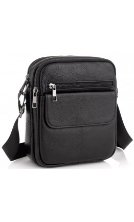 Мужская плечевая сумка, черный цвет A25-1108A