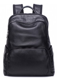 Рюкзак мужской кожаный черный A25F-11682A