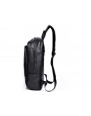 Фотография Рюкзак мужской кожаный черный Tiding Bag A25F-11685A
