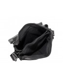 Фотография Мужская черная кожаная сумка плечевая A25F-8873A