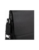 Фотография Черная кожаная сумка на плечо A25F-8878A