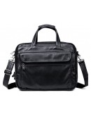 Фотография Черная мужская удобная кожаная сумка A25F-9001А