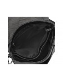 Фотография Черная мужская кожаная сумка на плечо A25F-9913A