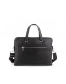 Фотография Черная мужская кожаная сумка для документов Tiding Bag A25F-9916-1A