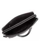 Фотография Черная мужская кожаная сумка для документов Tiding Bag A25F-9916-1A