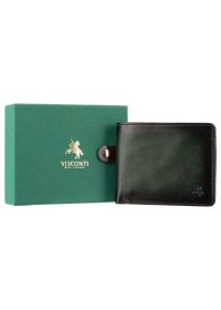 Кожаный зеленый кожаный кошелек AT60 Arthur c RFID (Burnish Green)